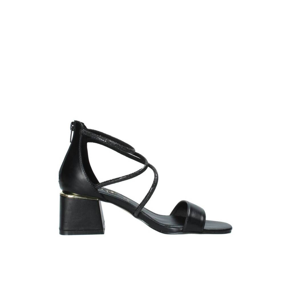 NEW EXE women's carmen low heel sandals in black